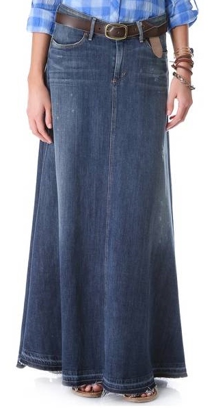 All Listings Jean Skirts. invalid category id. Jean Skirts. Showing 48 of results that match your query. Product - Women's Juniors Mid Rise A-Line Long Jeans Maxi Denim Skirt. Product Image. Price $ Product Title. Women's Juniors Mid Rise A-Line Long Jeans Maxi Denim Skirt. See Details.
